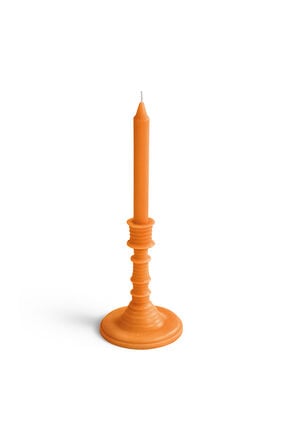 Orange Blossom wax candleholder